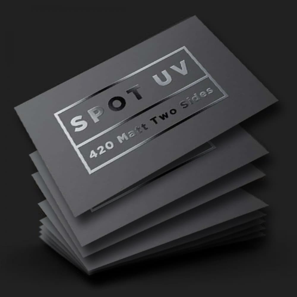 Spot UV - Two Sided